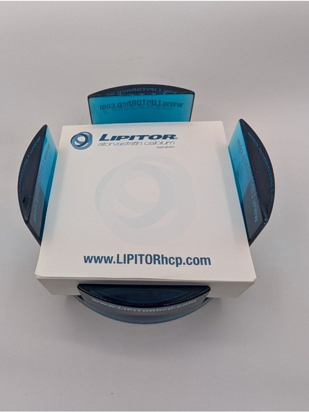2006 Lipitor Paper Pads sticky notes with holder Pharmaceutical company